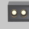 Nowoczesna lampa zewnętrzna sufitowa LED prostokątna metalowa grafitowa Ares MAYTONI O309CL-L10GF3K